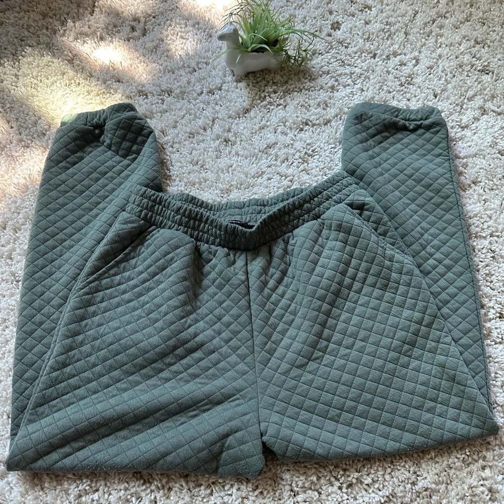 Super comfy oversized Justify mattress pattern Streetwear olive green pa…